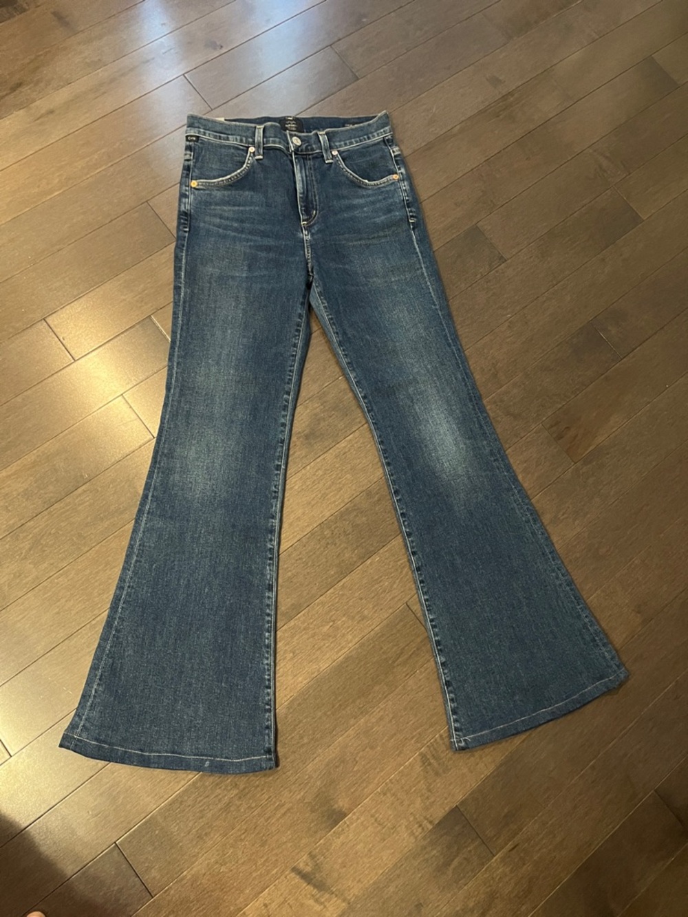 Citizens Of Humanity Dark Blue Flare Jeans
